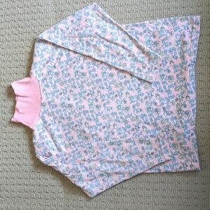 EJ Gitano sL Pink Floral Paisley Turtleneck